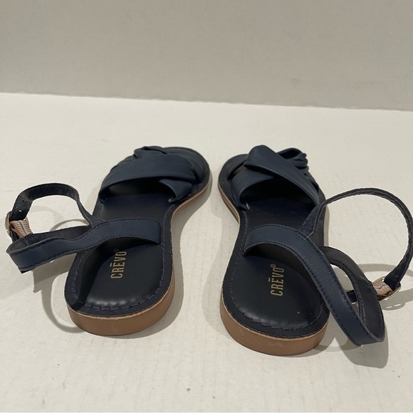 Women’s Crevo Lark Blue Leather Sandals Size 8.5 US! - Picture 8 of 10